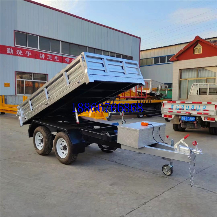 出口型自卸箱板拖车